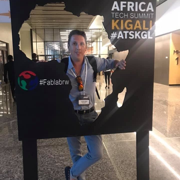 Stefano Marra all'Africa Tech Summit Kigali.